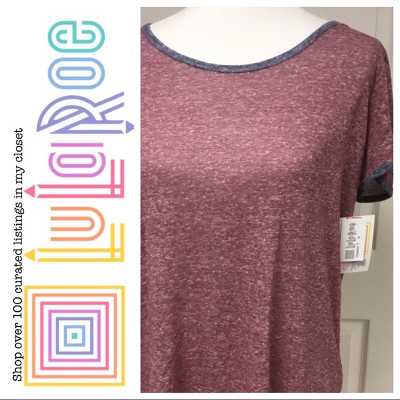 LuLaRoe Tops - NWT LULAROE MUTED RED PINK CLASSIC T